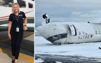 kendal swanson identified as alleged pilot of delta flight that crashed upside down in toronto