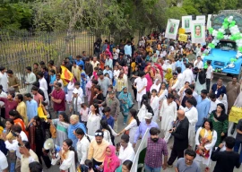 minority rights march in karachi demands legal reforms inclusivity
