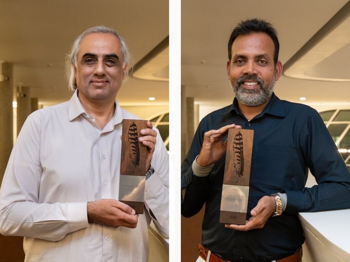 Mudassar Bashir and Bhagwant Rasulpuri, Dhahan Prize Finalists