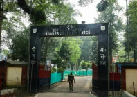 a border security force bsf official walks into a border outpost bop a self contained defence outpost situated near the india bangladesh international border in petrapole india on october 16 2024 photo reuters