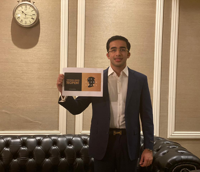  Diana Award 2020 Pakistani Young Umar Mukhtar