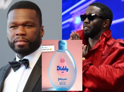 50 cent trolls diddy with diddy oil meme as netflix docuseries approaches final stages