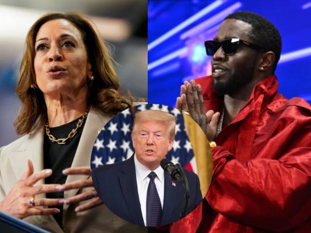 trump s maga supporters link diddy s sex trafficking arrest to kamala harris in smear campaign