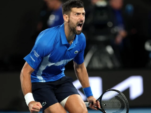 novak djokovic who is chasing a record 25th grand slam crown outlasted the spaniard 16 years his junior 4 6 6 4 6 3 6 4 photo afp novak djokovic who is chasing a record 25th grand slam crown outlasted the spaniard 16 years his junior 4 6 6 4 6 3 6 4 photo afp