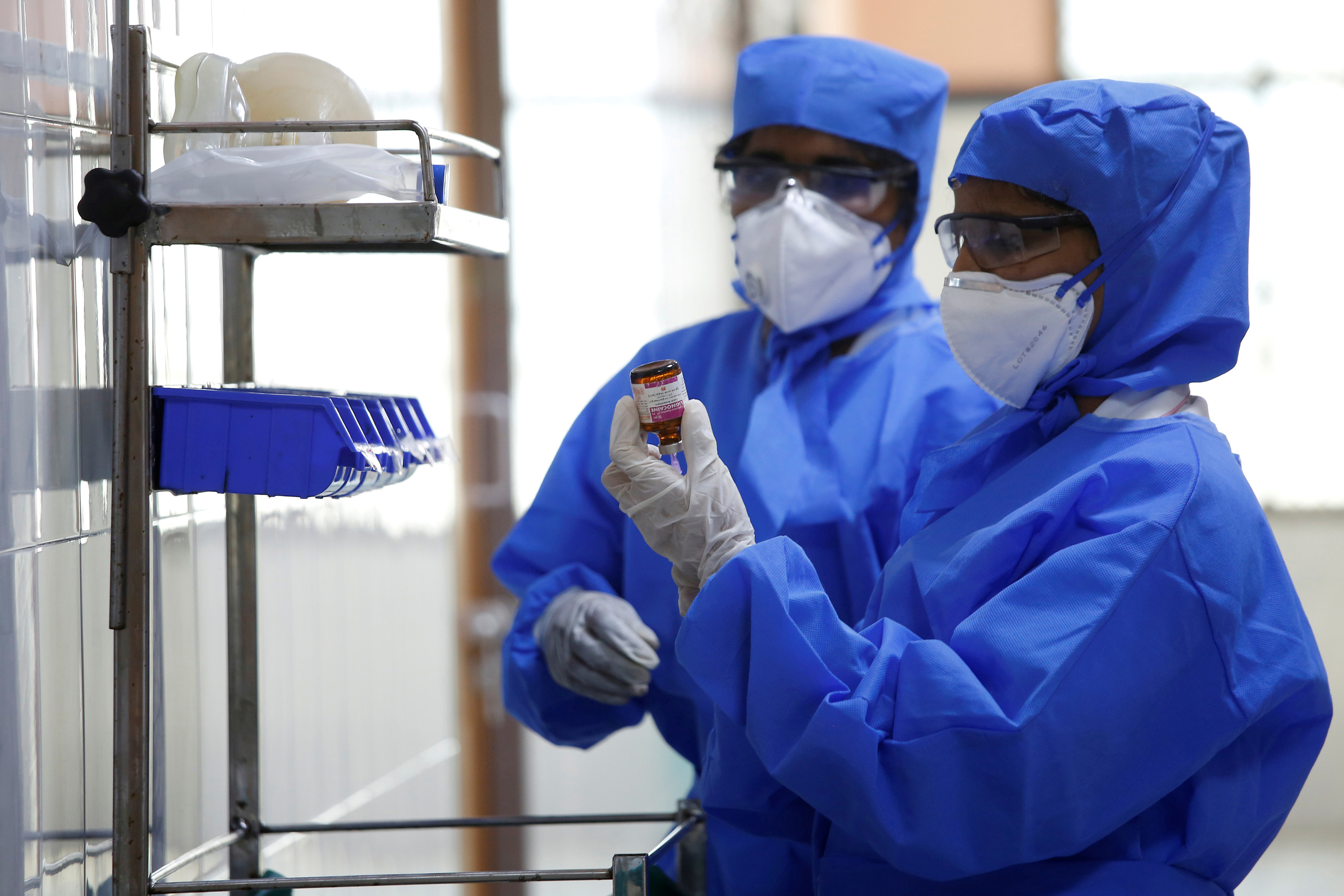 a reuters file image of two doctors