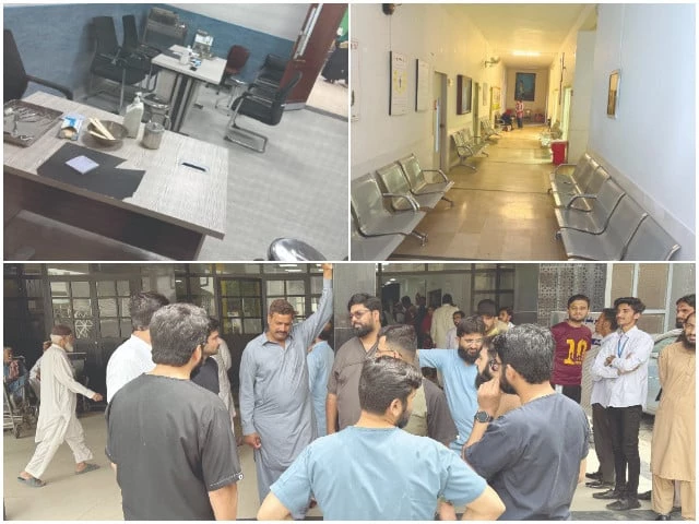 outpatient departments of rawalpindi s allied hospitals present a deserted look as doctors protest privatisation of healthcare photos express outpatient departments of rawalpindi s allied hospitals present a deserted look as doctors protest privatisation of healthcare photos express