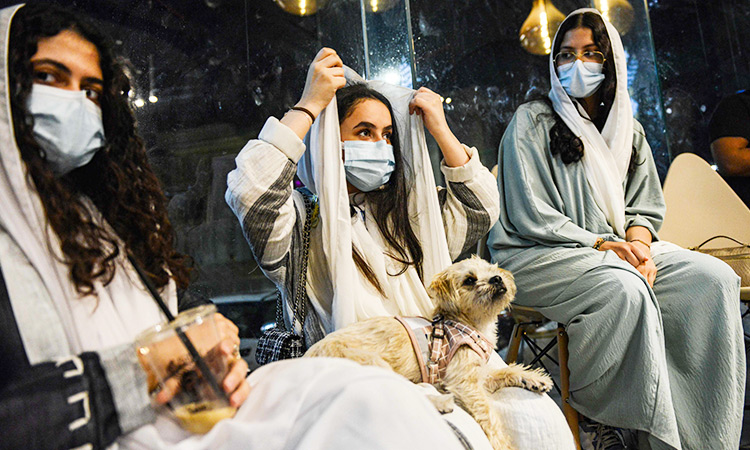 Dog owners in Saudi Arabia can now enjoy a cup of coffee outside their home alongside their beloved pets in a new cafe. AFP