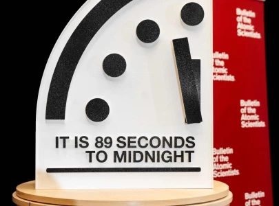 doomsday clock moves closer to midnight a year into trump term