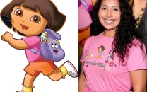 dora the explorer voice actress reflects on keeping her role secret during school years