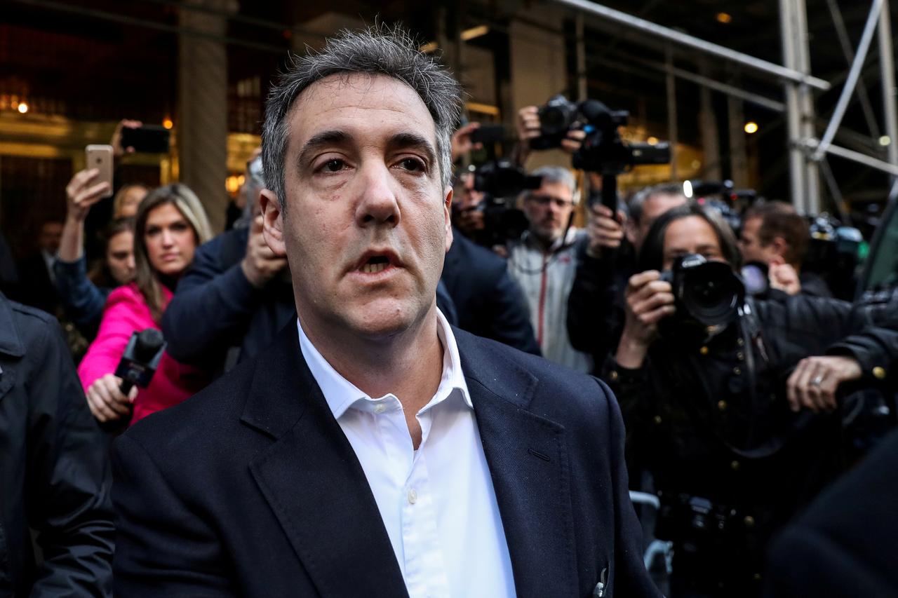 michael cohen u s president donald trump s former lawyer leaves his apartment to report to prison in manhattan new york u s may 6 2019 reuters