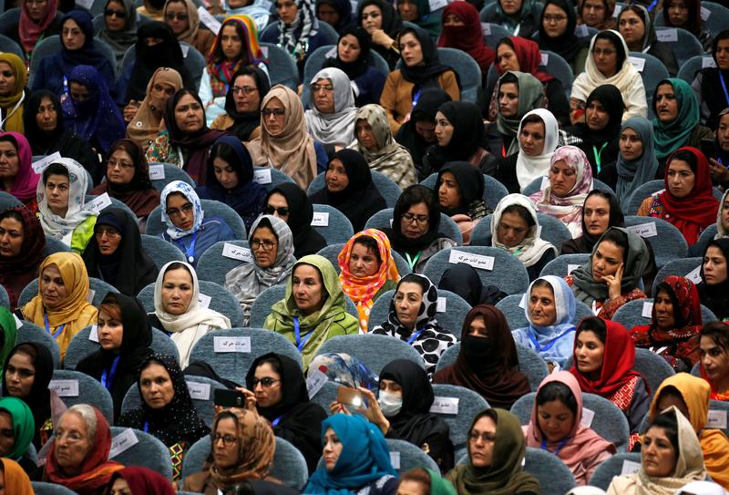 afghan women attend a consultative grand assembly known as loya jirga in kabul afghanistan april 29 2019 reuters