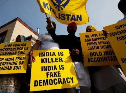 canadian sikhs stage protests against indian government over murder