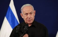 israeli prime minister benjamin netanyahu holds a press conference in the kirya military base in tel aviv israel photo reuters