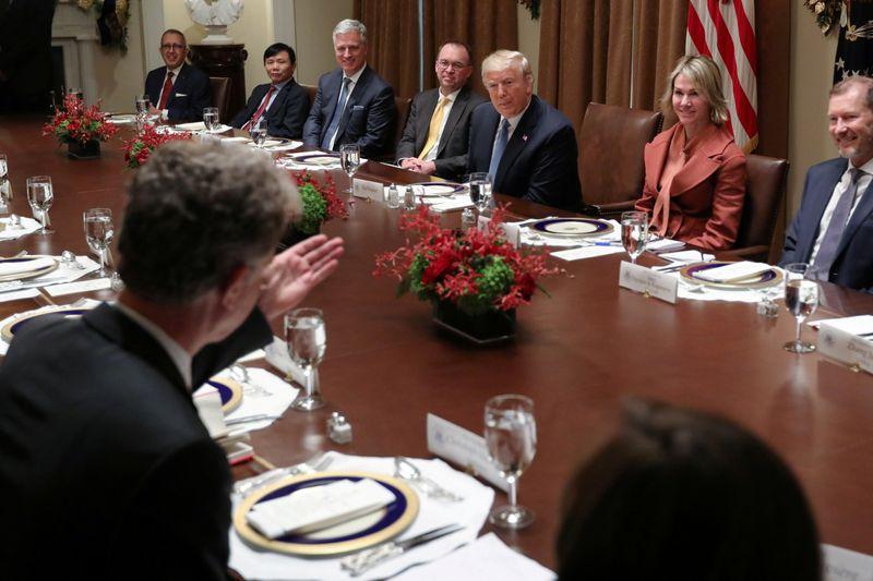 us president donald trump hosts a lunch for ambassdors to the u n security council at the white house in washington u s december 5 2019 reuters