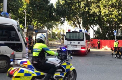 china sentences hk activists to up to three years in jail for border crossing