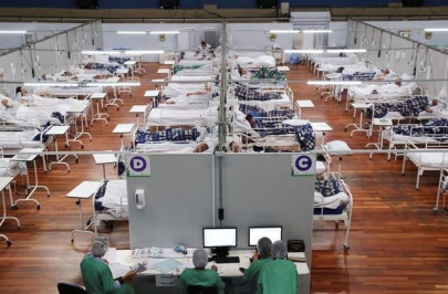 subdued brazil new year celebrations met with silence in covid 19 ward