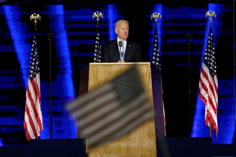 joe biden speaks at his election party reuters