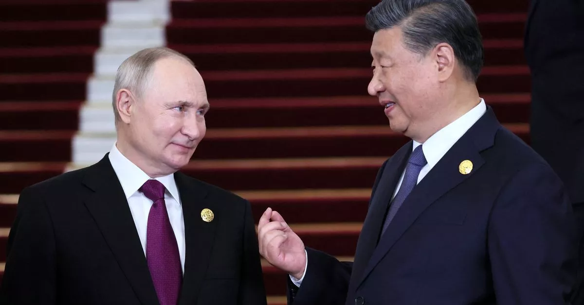 putin praises dear friend xi pitches russia s northern sea route