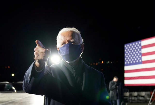 biden camp trump bid to stop vote counting outrageous