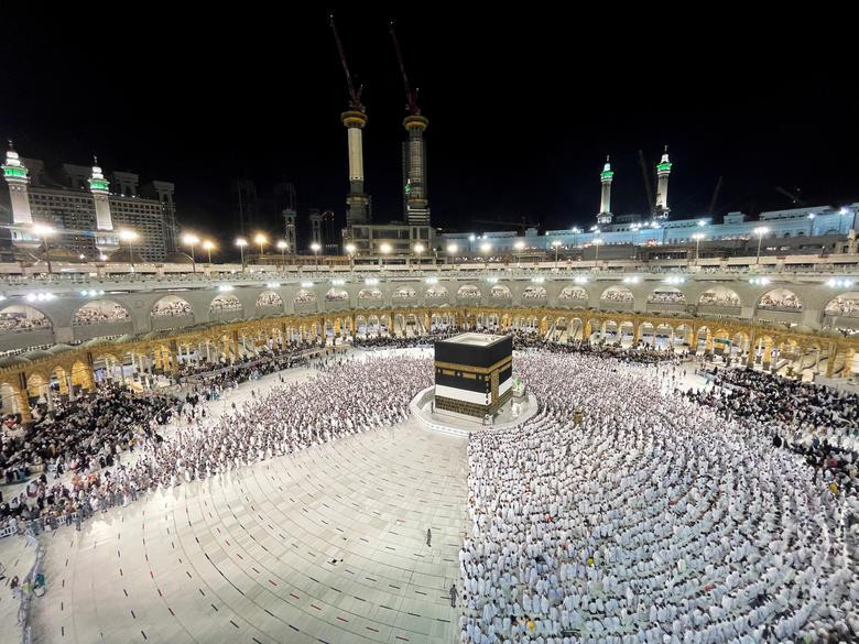 muslim pilgrims circle the kaaba and pray at the grand mosque in the holy city of mecca saudi arabia july 1 2022 reuters