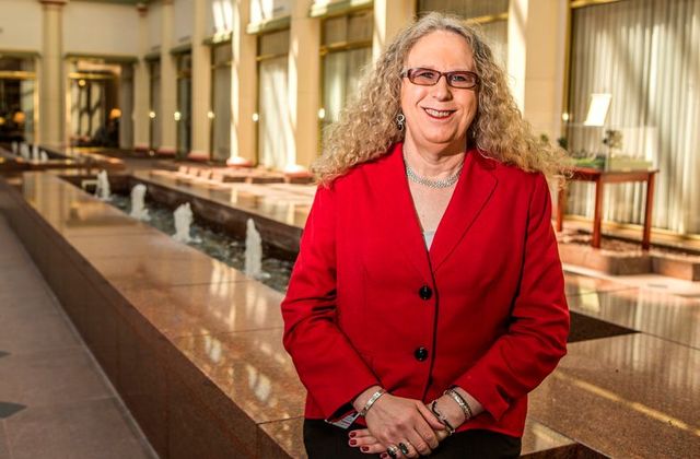 dr rachel levine physician general nominee is seen at the state capitol in harrisburg pennsylvania may 4 2015 levine a transgender woman who teaches pediatrics and psychiatry at penn state college of medicine faces the pennsylvania senate for a confirmation hearing after being appointed physician general picture taken may 4 2015 reuters