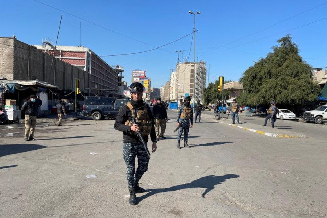 iraqi security forces keep guard the site of a suicide attack in baghdad iraq january 21 2021 reuters iraqi security forces keep guard the site of a suicide attack in baghdad iraq january 21 2021 reuters