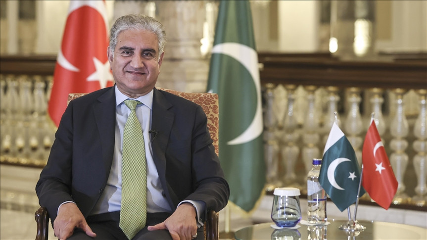pakistan s foreign minister shah mahmood qureshi serhat a da   anadolu agency