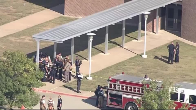 the suspect who fled the timberview high school in arlington after the shooting was taken into custody after a brief manhunt photo reiters the suspect who fled the timberview high school in arlington after the shooting was taken into custody after a brief manhunt photo reiters