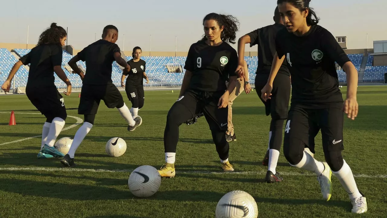 players of the first saudi women s national football team train in riyadh on november 2 afp players of the first saudi women s national football team train in riyadh on november 2 afp