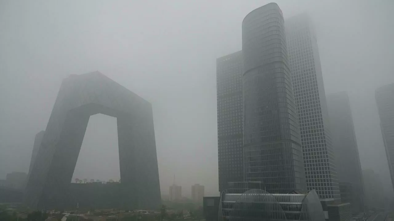 a polluted day in the chinese capital afp a polluted day in the chinese capital afp