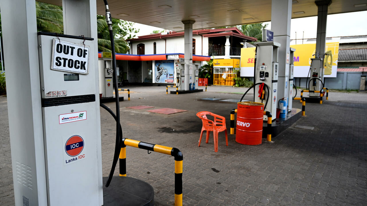 sri lanka s main fuel retailer said there would be no diesel in the country for at least two days afp