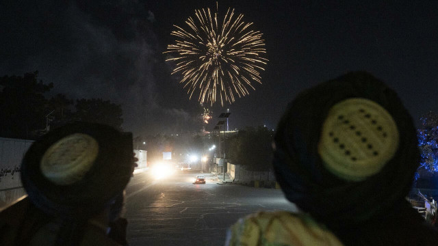 taliban fighters set off fireworks in the skies over kabul as they celebrate the first anniversary of the us troop withdrawal afp taliban fighters set off fireworks in the skies over kabul as they celebrate the first anniversary of the us troop withdrawal afp