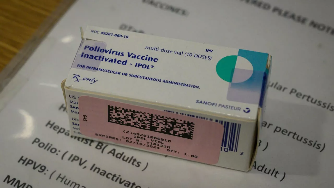 a polio vaccine box at a health clinic in brooklyn in august 2022 a month after the us recorded its first case in almost a decade in rockland county new york state afp a polio vaccine box at a health clinic in brooklyn in august 2022 a month after the us recorded its first case in almost a decade in rockland county new york state afp
