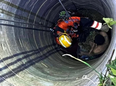 man rescued after three days in thailand as villagers mistake his cries for a ghost