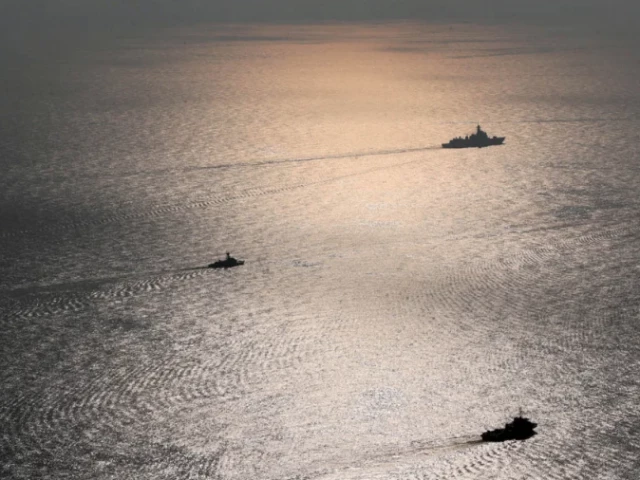 warships attend a joint naval exercise of the iranian chinese and russian navies in the northern indian ocean during their exercises in 2022 photo reuters