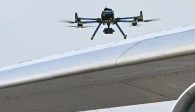 explosives packed drone targets german airport