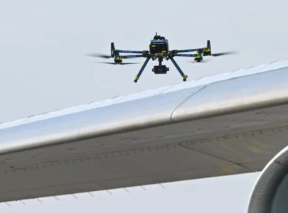 explosives packed drone targets german airport