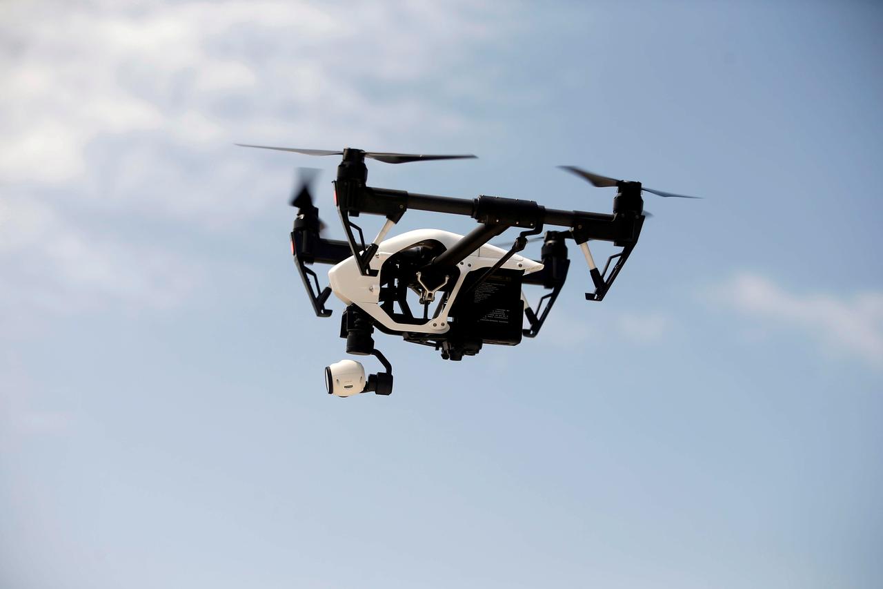 traffic police test drone monitoring