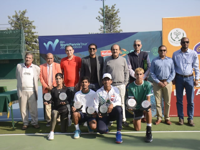 world junior tennis championship j 60 2025 winners at closing ceremony photo ptf