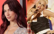 dua lipa brings gwen stefani on stage during radical optimism tour los angeles show dua lipa brings gwen stefani on stage during radical optimism tour los angeles show