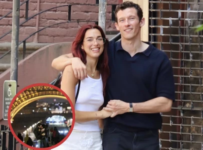 dua lipa and callum turner s romantic eiffel tower moment sparks engagement rumors