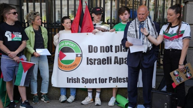 dublin event sees irish athletes show support for palestine dublin event sees irish athletes show support for palestine