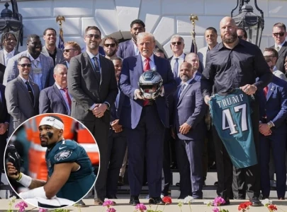 eagles star qb jalen hurts opts to skip out on celebratory super bowl victory white house visit