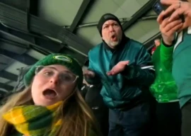 philadelphia eagles fan under investigation after verbally abusing packers fan during wildcard game philadelphia eagles fan under investigation after verbally abusing packers fan during wildcard game