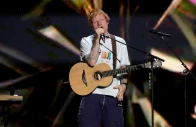 ed sheeran performs during the second day of the iheartradio music festival at t mobile arena in las vegas nevada u s september 20 2025 photo reuters