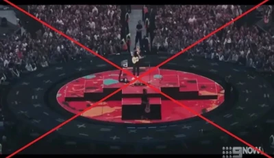 the claim that a viral clip shows ed sheeran performing after his opening acts cancelled is false photo video grab