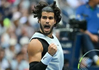 carlos alcaraz celebrates his victory over tommy paul of the us during their us open round of 16 match photo afp