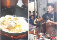 a recipe passed down through generations served with soft bread and a side of community the kachhi anda omelette is keamari s best kept not so secret photos express