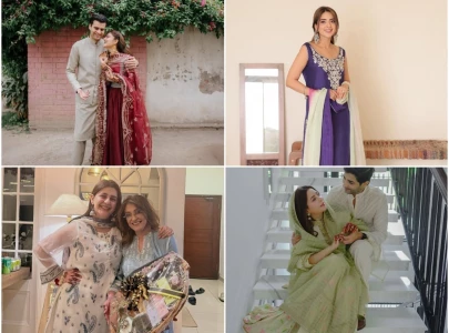 pakistani stars dazzle in vibrant looks for eidul fitr