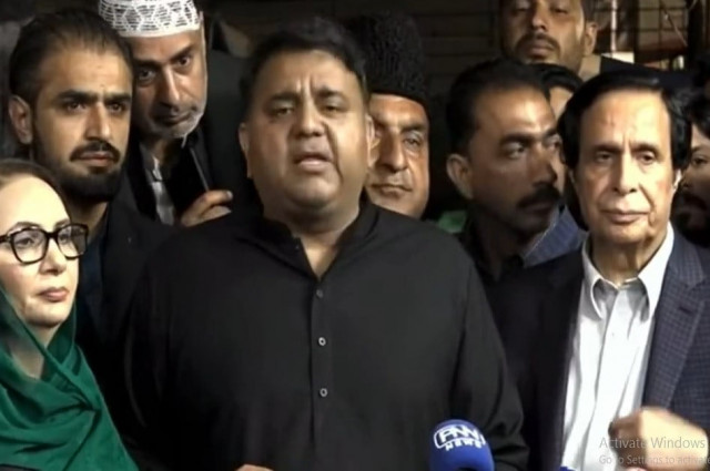 former punjab chief minister chaudhry pervaiz elahi addressing a press conference in lahore on february 21 2023 screengrab former punjab chief minister chaudhry pervaiz elahi addressing a press conference in lahore on february 21 2023 screengrab
